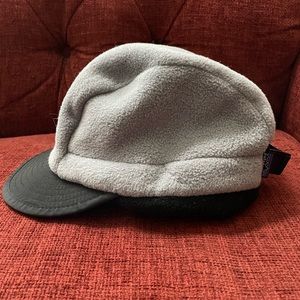 Patagonia fleece hat M gray black adjustable